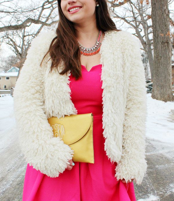 hot pink valentines dress